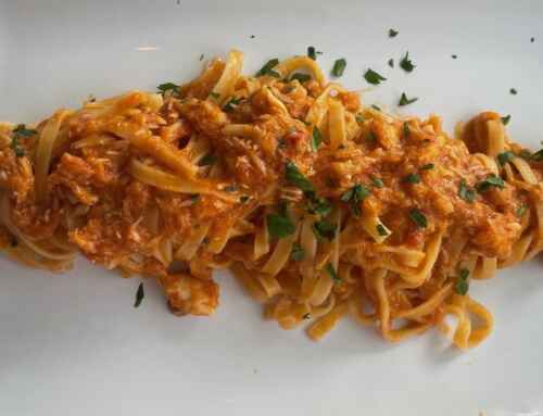 Tagliolini al dentice fresco